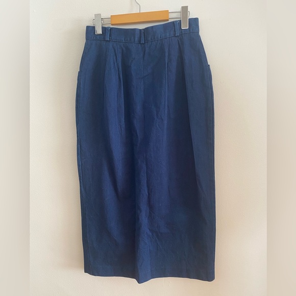 Vintage classic Long jeans look skirt - Picture 7 of 7